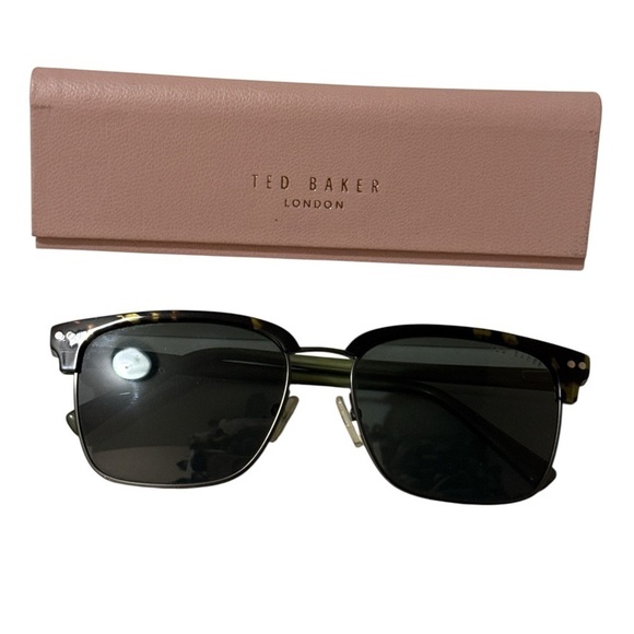 Ted Baker London Pink Floral Sunglasses Case with Black Sunglasses main image 13